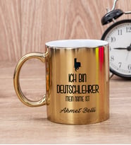 Erkek Almanca Öğretmeni Gold Kupa Bardak