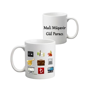 Muhasebeci - Mali Müşavir Hediyesi İsimli Kupa Bardak