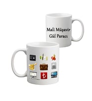 Muhasebeci - Mali Müşavir Hediyesi İsimli Kupa Bardak