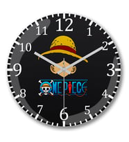 One Piece Duvar Saati Bombeli Gercek Cam (2)