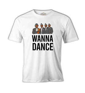 Stay at Home - Dance I Beyaz Erkek Tshirt