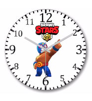 Brawl Stars El  Rudo Primo  Duvar Saati Bombeli Gercek Cam