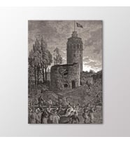 Arty Tablo Galata Kulesi Tablo (Karışık)