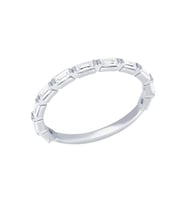 Diamond Line-Gülaylar Altın 14 Ayar Baget taşlı Yüzük