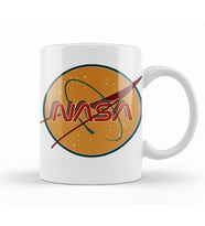 Nasa 70s Retro Kupa Bardak Porselen