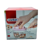 İpli El Rondosu 3 Bıçaklı Wenken Pratik Çelik Bıçaklı Hızlı Sebze Doğrayıcı