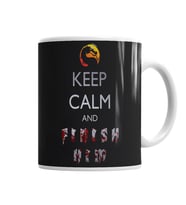 Mortal Kombat Keep Calm And Finish Keep Calm Kupa Bardak Porselen