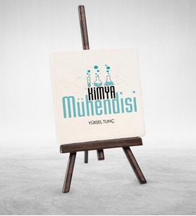 BK Gift Kişiye Özel Mesleki Kimya Mühendisi Şovaleli Doğal Taş  1
