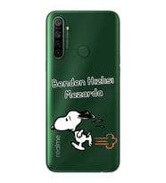 Snoopy Tasarımlı Süper Şeffaf Silikon Telefon Kılıfı Oppo Realmi 5i