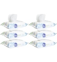 Sleepy Islak Havlu Mendil Pamuklu Yenidoğan Naturel Bambu 40 Yaprak 6 Lı Set (240 Yaprak)
