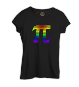 Matematik - Pi 2 Siyah Kadın Tshirt