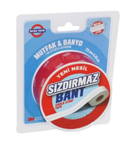 3M Su Sızdırmaz Bant Mutfak Lavabo Pencere Tezgah Sızdırmazlık Bandı 22mmX3,35 MT 1Adet