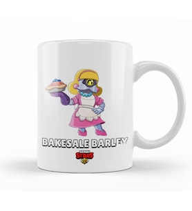 Brawl Stars Bakesale Barley Kupa Bardak Porselen