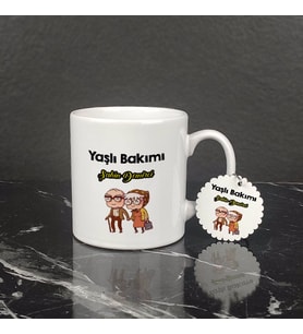 Yaşlı Bakımı Kupa Bardak ve Anahtarlık Set