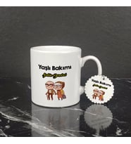 Yaşlı Bakımı Kupa Bardak ve Anahtarlık Set