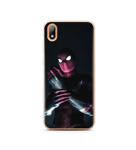 Örümcek Adam Tasarım Süper Şeffaf Silikon Telefon Kılıfı Huawei Y5 2019