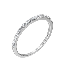 Sirius F Renk 0,18 Karat Pırlanta Taşlı Yarım Tur Yüzük 0707R0197