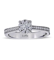 Lova 1 Karat Tektaş Görünümlü Pırlanta Yüzük - 1060071