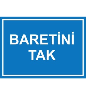 MIGNATIS - Baretini Tak Levhası - Sac Malzeme 25x35cm