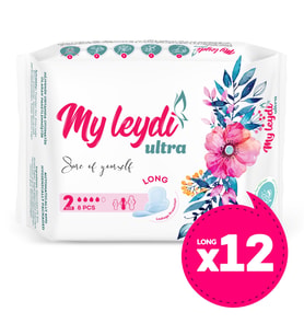 MYLEYDİ ULTRA HİJYENİK PED UZUN 96 ADET (12 PAKET )