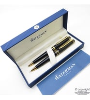 Waterman Expert Lake Siyah Altın Tükenmez Kalem + Versatil Kalem Set  İsme Özel Kalem  Hediye Kalem