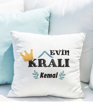 Evin Kralı Yastığı Kişiye Özel