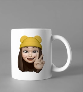 Emoji Kız Stiker Kupası