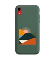Koyu Yeşil Lansman Telefon Kılıfı Iphone XR