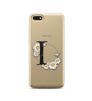 Papatya Harf Tasarım Süper Şeffaf Silikon Telefon Kılıfı Huawei Honor 7s-Y5 (201