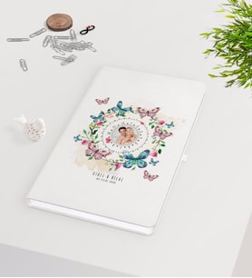 BK Gift Kişiye Özel Sevgililer Günü Fotoğraflı Sonsuz Takvimli Beyaz Defter-3