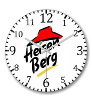 Heisen Berg Duvar Saati Bombeli Gercek Cam