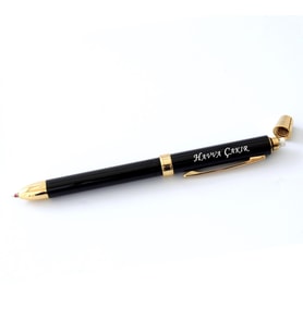 3 Fonksiyonlu Siyah Steel Pen Kalem