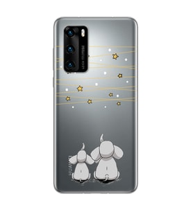 Filler Tasarımlı Süper Şeffaf Silikon Telefon Kılıfı Huawei P40 Pro