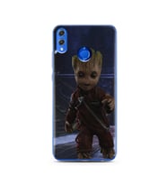Baby Groot Tasarım Süper Şeffaf Silikon Telefon Kılıfı Huawei Honor 8X 
