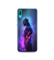 Black Panter Tasarım Süper Şeffaf Silikon Telefon Kılıfı Huawei Y7 Prime 2019