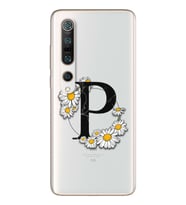 Papatya Harf Tasarım Süper Şeffaf Silikon Telefon Kılıfı Xiomai Mi10-pro P-Harfi