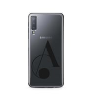 Samsung A7 (2018) Harf Tasarımlı Telefon Kılıfı A-Harfi 