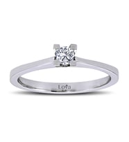 Lova G Renk 0,12 Karat Pırlanta Tektaş Yüzük - 1030012
