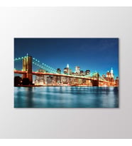 Arty Tablo Brooklyn Köprüsü Tablo (Karışık)