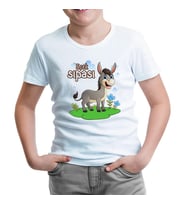 Aile - Eşek Sıpası Beyaz Çocuk Tshirt