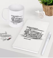 BK Gift Kişiye Özel Öğretmen Beyaz Defter Kalem Kupa Seti-1 (Model 1)