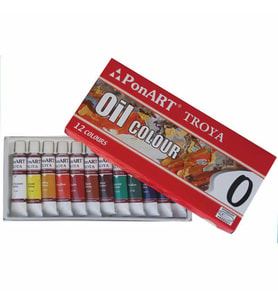 Ponart Yağlı Boya Seti 12x12ml O1212