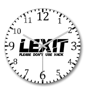 Lexit Duvar Saati Bombeli Gercek Cam