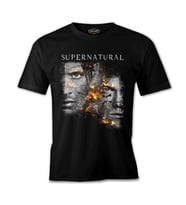 Supernatural - Winchester Siyah Erkek Tshirt