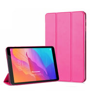 Microsonic Huawei MatePad T8 8'' Kılıf Slim Translucent Back Smart Cover Pembe