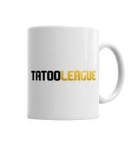 Tatooleague Logo Preto Kupa Bardak Porselen