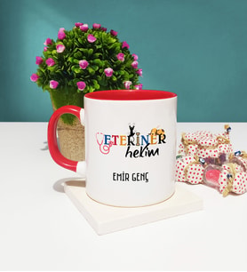 Veteriner Hekim Kupa Bardak Kırmızı