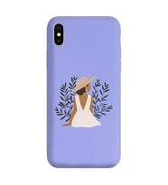Lila Lansman Telefon Kılıfı Iphone XS