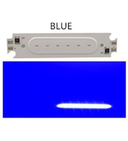 COB LED Çip Mavi 12V 2W 6015 PCB Bord DIY Işık Kaynağı 