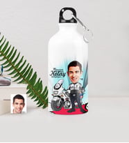 BK Gift Kişiye Özel Bay Polis Karikatürlü Metal Suluk 500 Ml 7